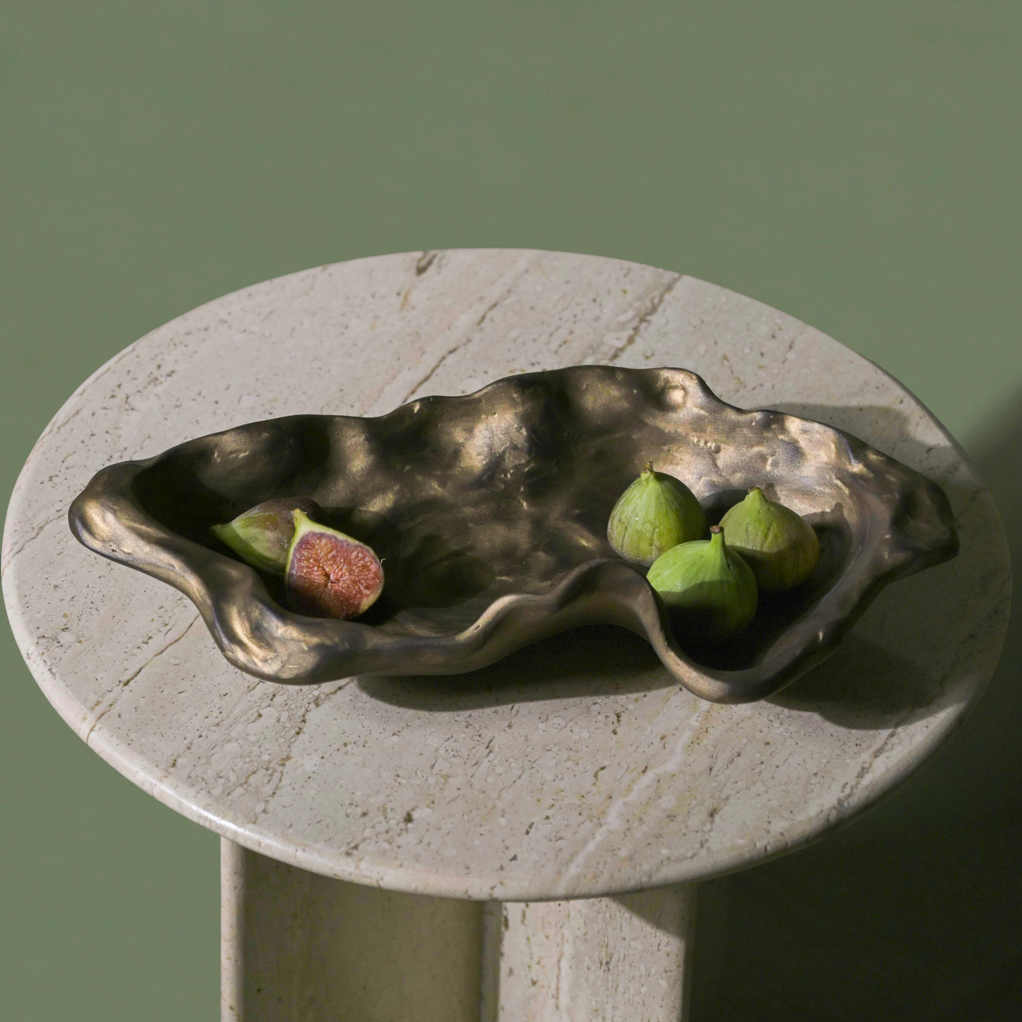 Marble Dust Serving Bowl - Two Sizes, Food-Safe