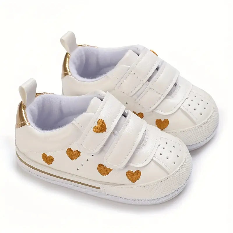 Lightweight Baby Girl Sneakers | Non-Slip Indoor & Outdoor Walking Shoes