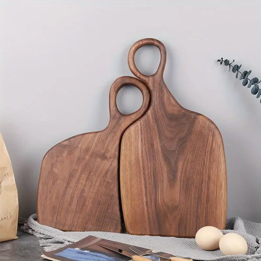 2PCS Walnut Wood Chopping Boards – Eco-Friendly Cutting Boards for Kitchen