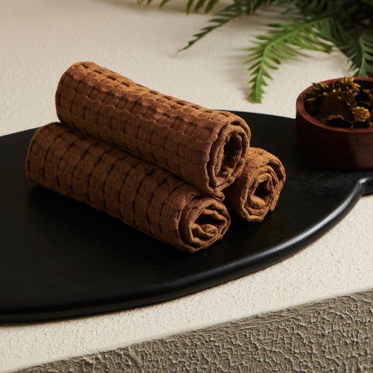 Cotton Bamboo Waffle Towel - Eco-Friendly