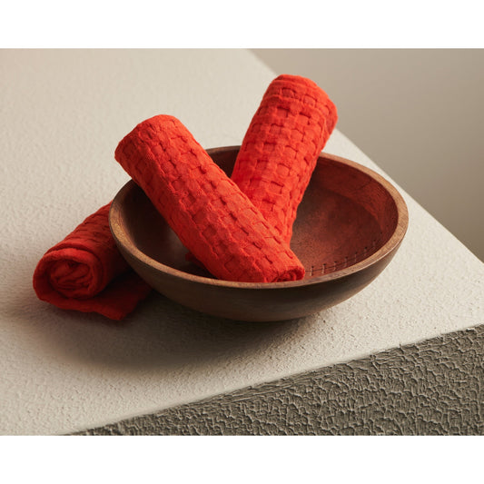 Cotton Waffle Face Towel - Quick Dry, Durable