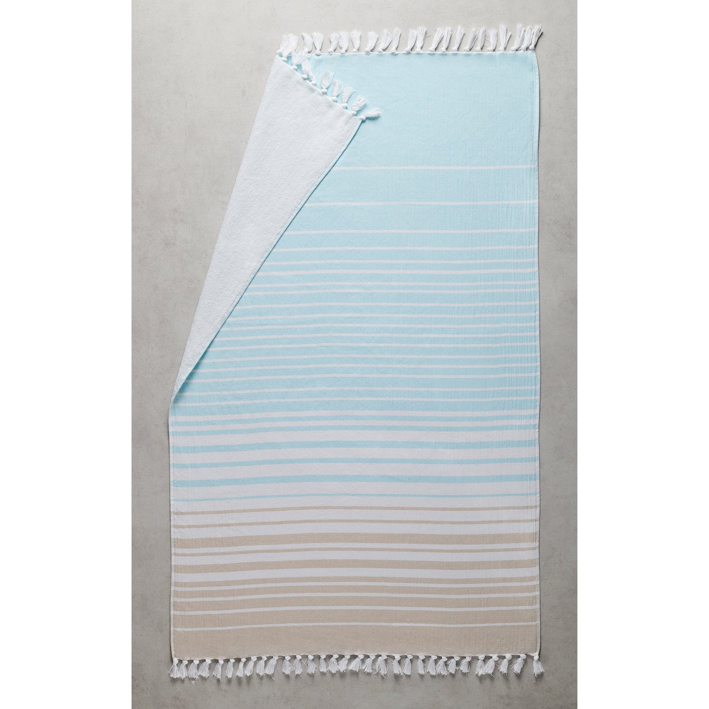 Hammam Terry Towel - Ombre, XL, Quick-Drying, Versatile