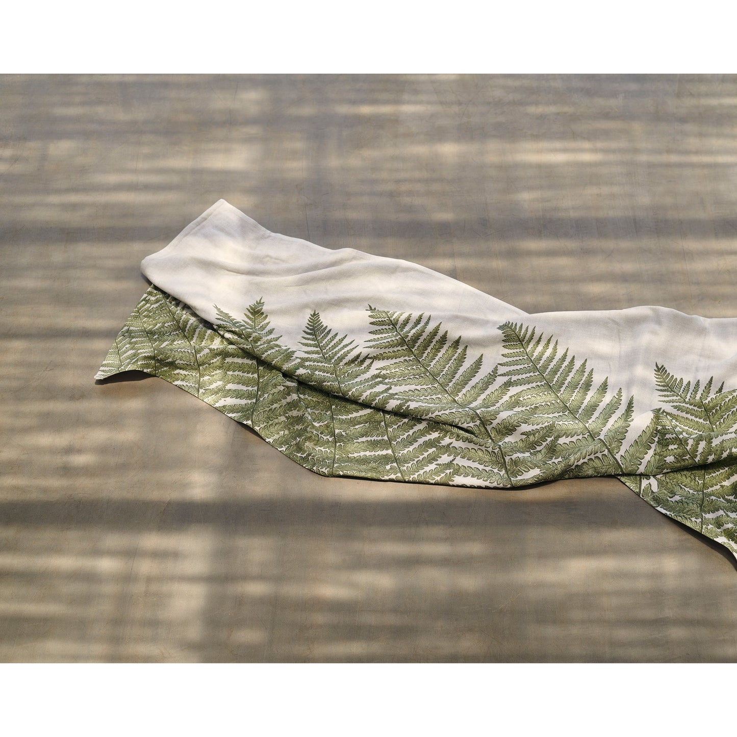 Hammam Terry Bamboo Cotton Towel - Fern Print