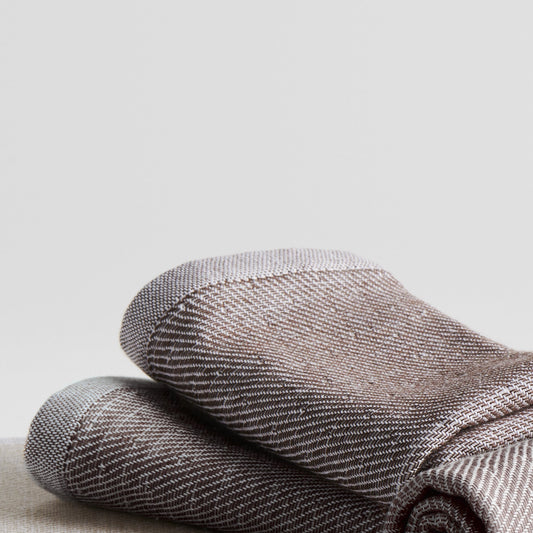 Cotton Bamboo Face Towel - Hammam Terry