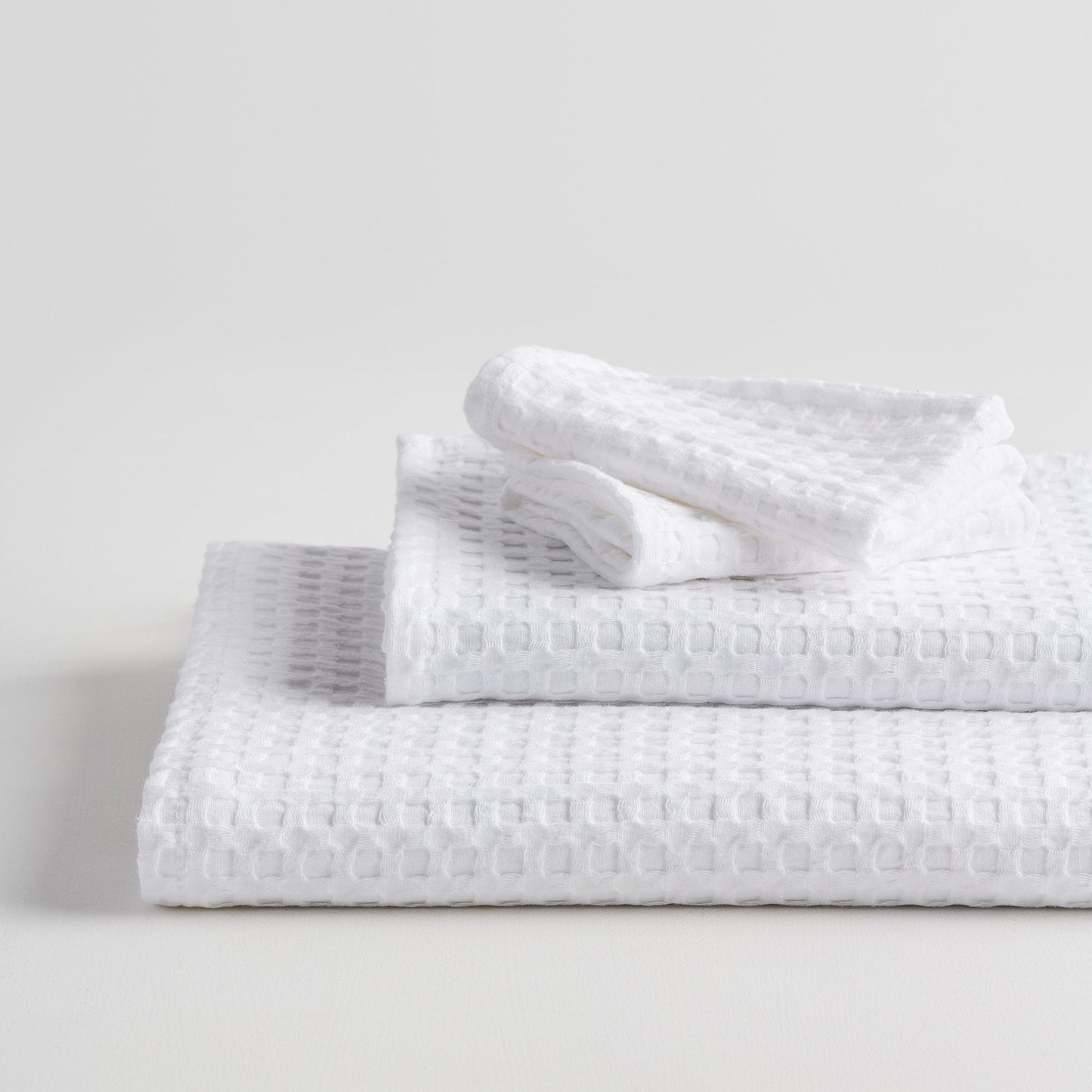 Cotton Waffle Towel - Bath Set
