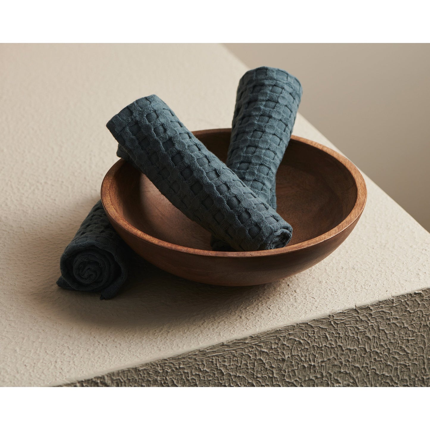 Cotton Bamboo Face Towel - Waffle Weave, Hypoallergenic