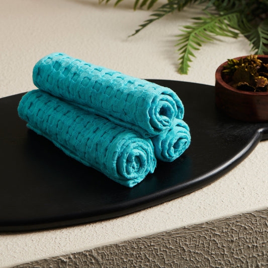 Cotton Waffle Towel - Absorbent, Quick Dry