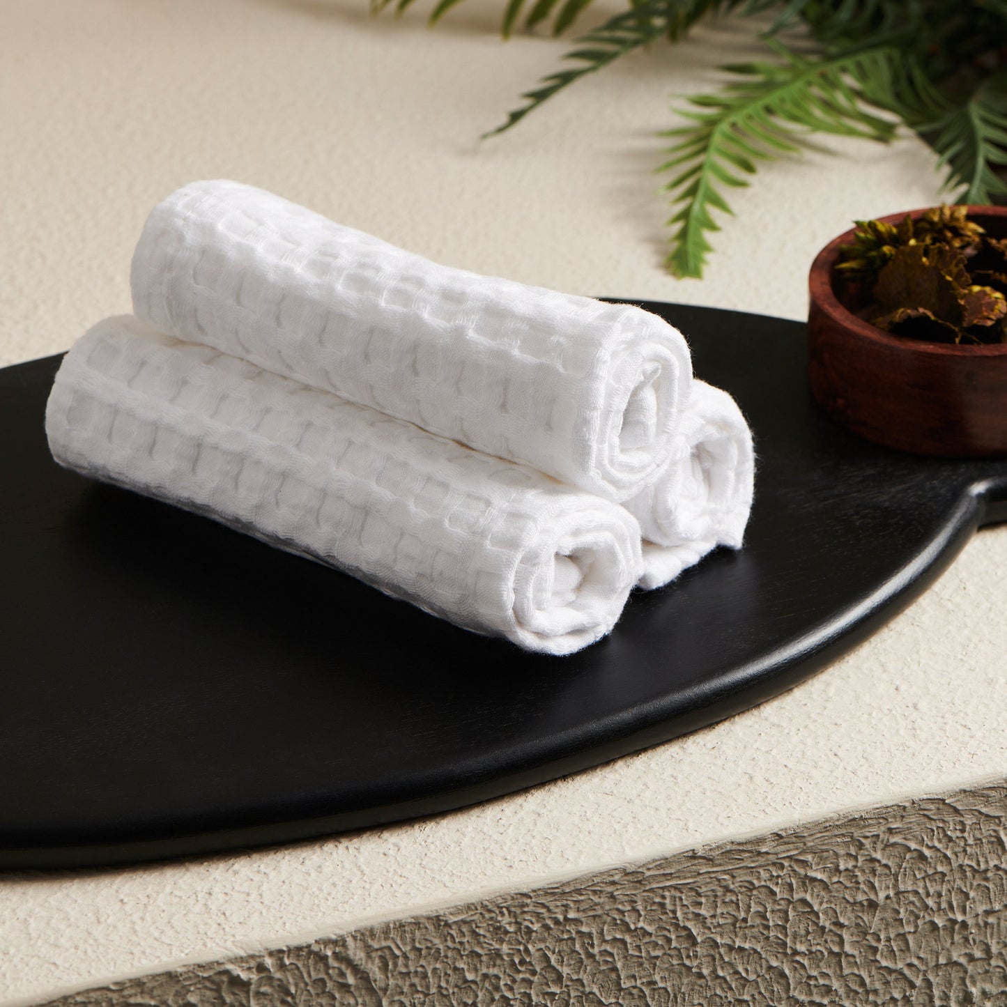 Waffle Cotton Face Towel