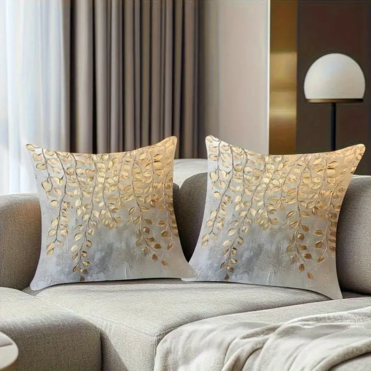 Elegant Pattern Pillow Covers 45x45cm - Soft Decorative Pillowcases
