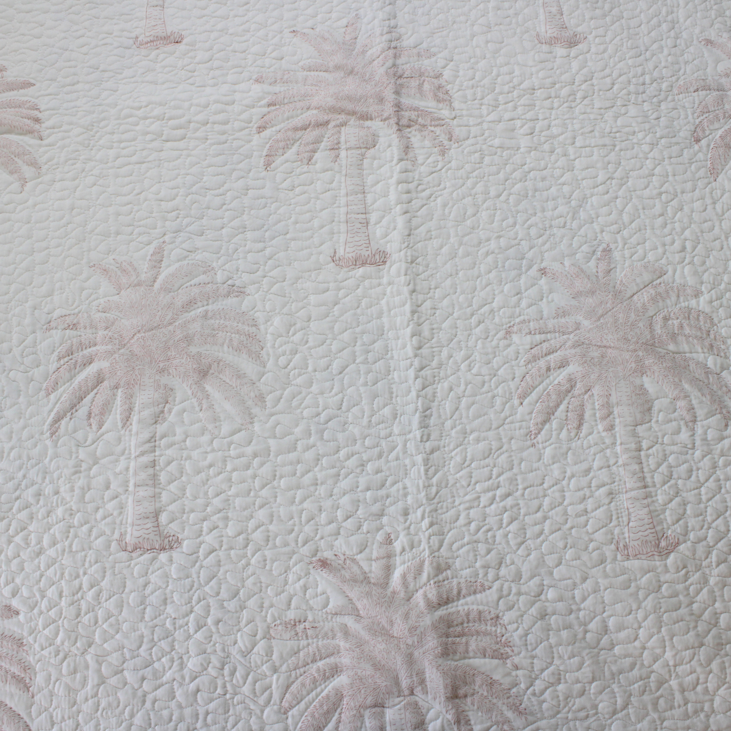 Bedsheet | Handblock Cotton Quilted | 3 Pc Set