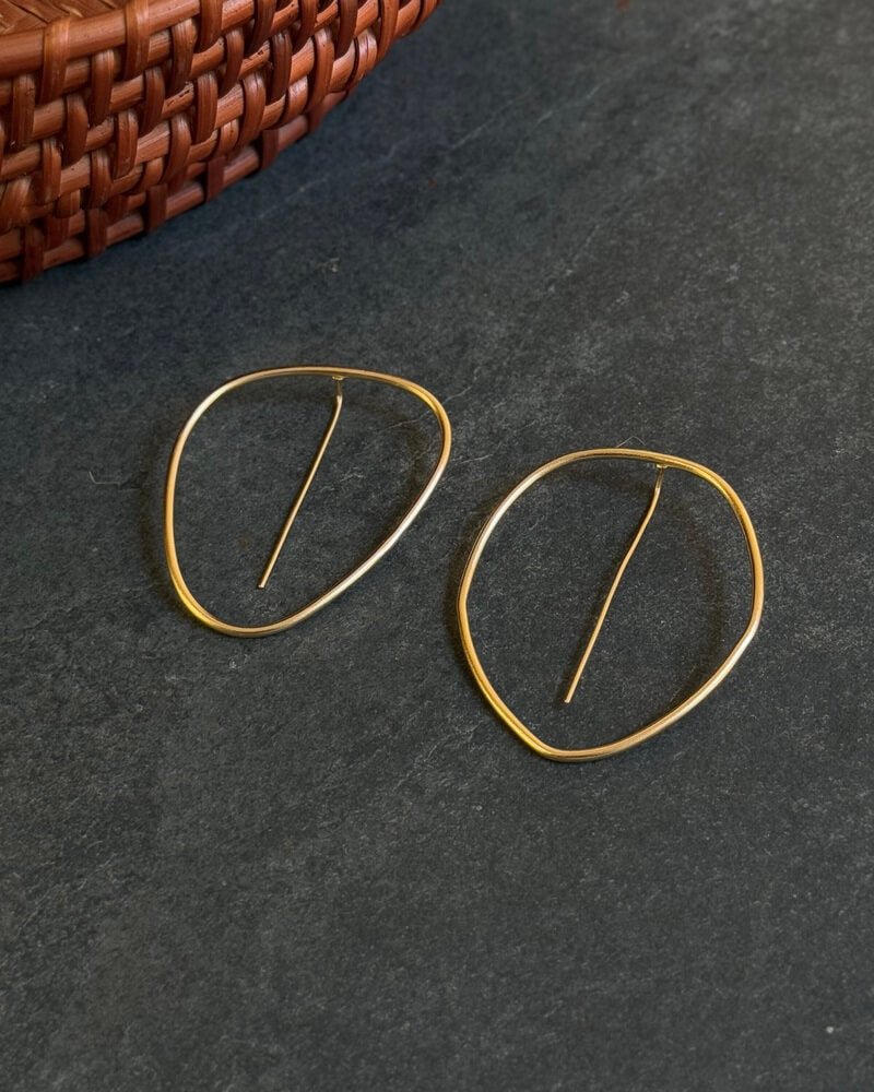 Na-gyen Tongpa nyi | Emptiness Earrings – Gold