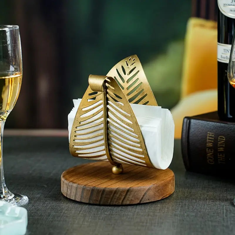 Shaped Napkin Holder - Elegant Tissue Stand Tabletop Decor