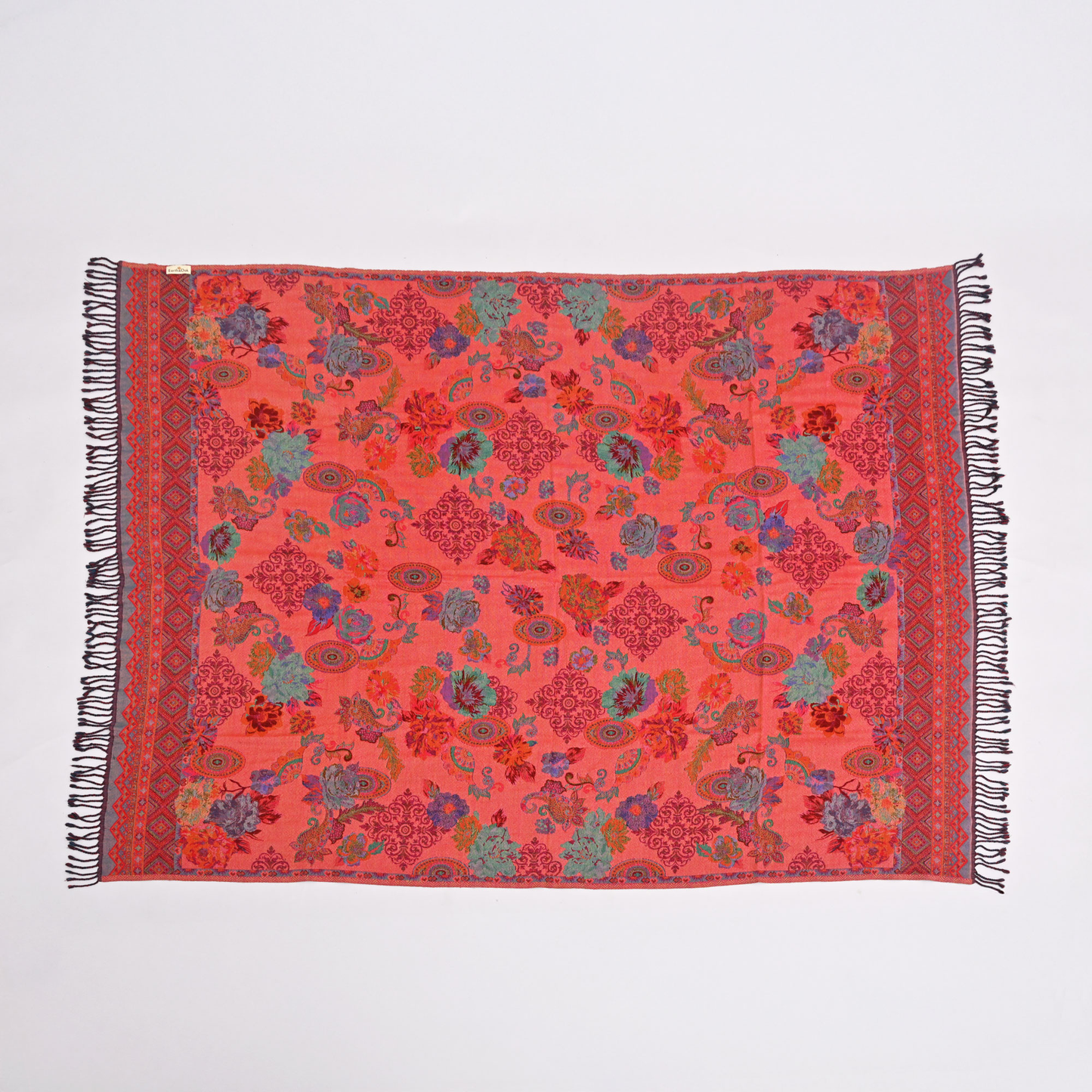 Crimson Royale Fine Wool Throw 125cm x 175cm