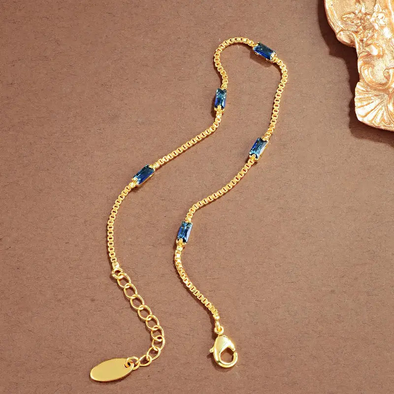 Zirconia Chain Bracelet Women - Elegant Daily Jewelry