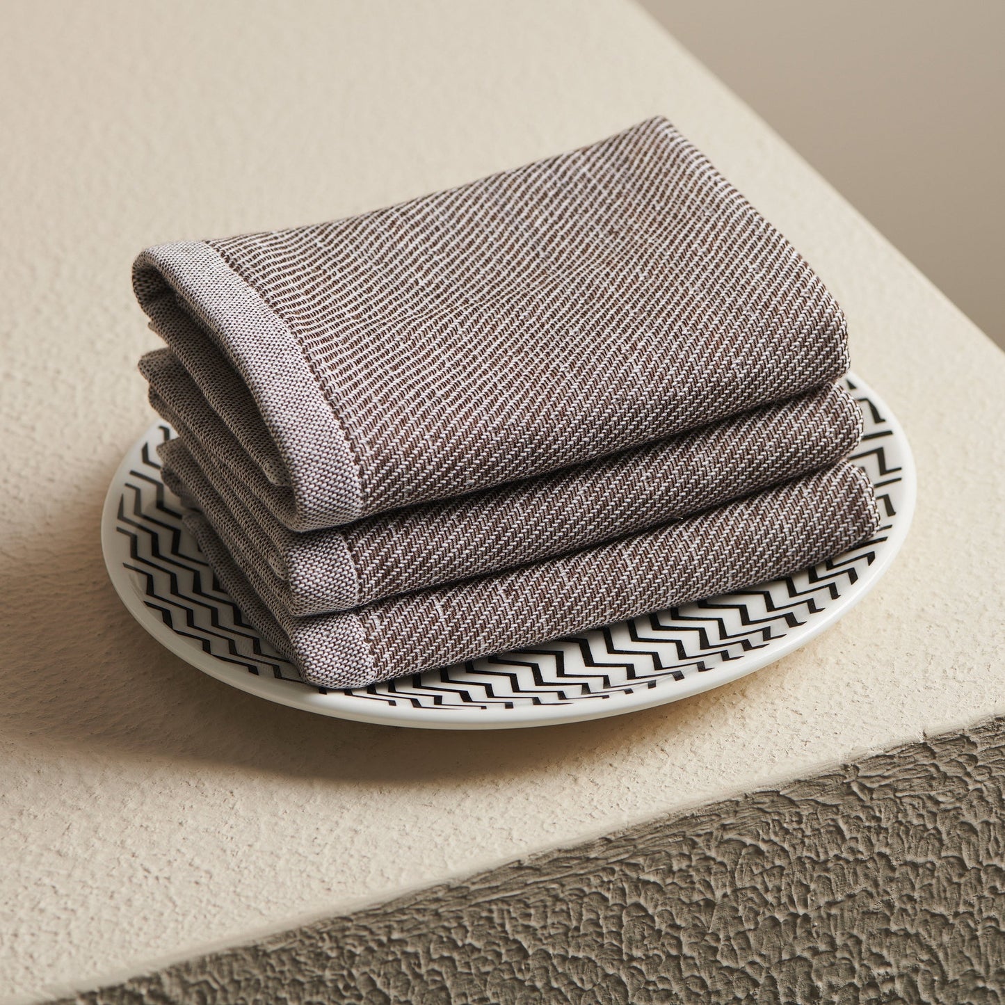 Cotton Bamboo Face Towel - Hammam Terry