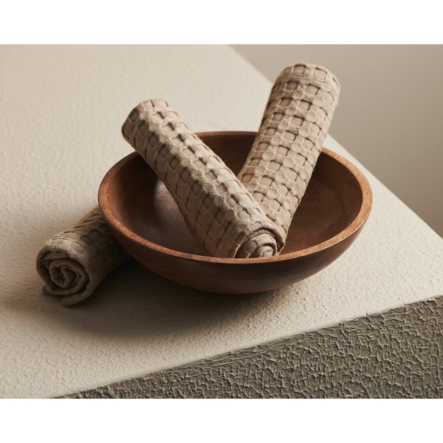Cotton Bamboo Waffle Towel - For Face