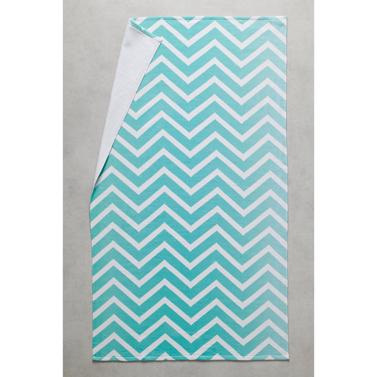Chevron | Cotton | Hammam Terry | XL Bath Towel