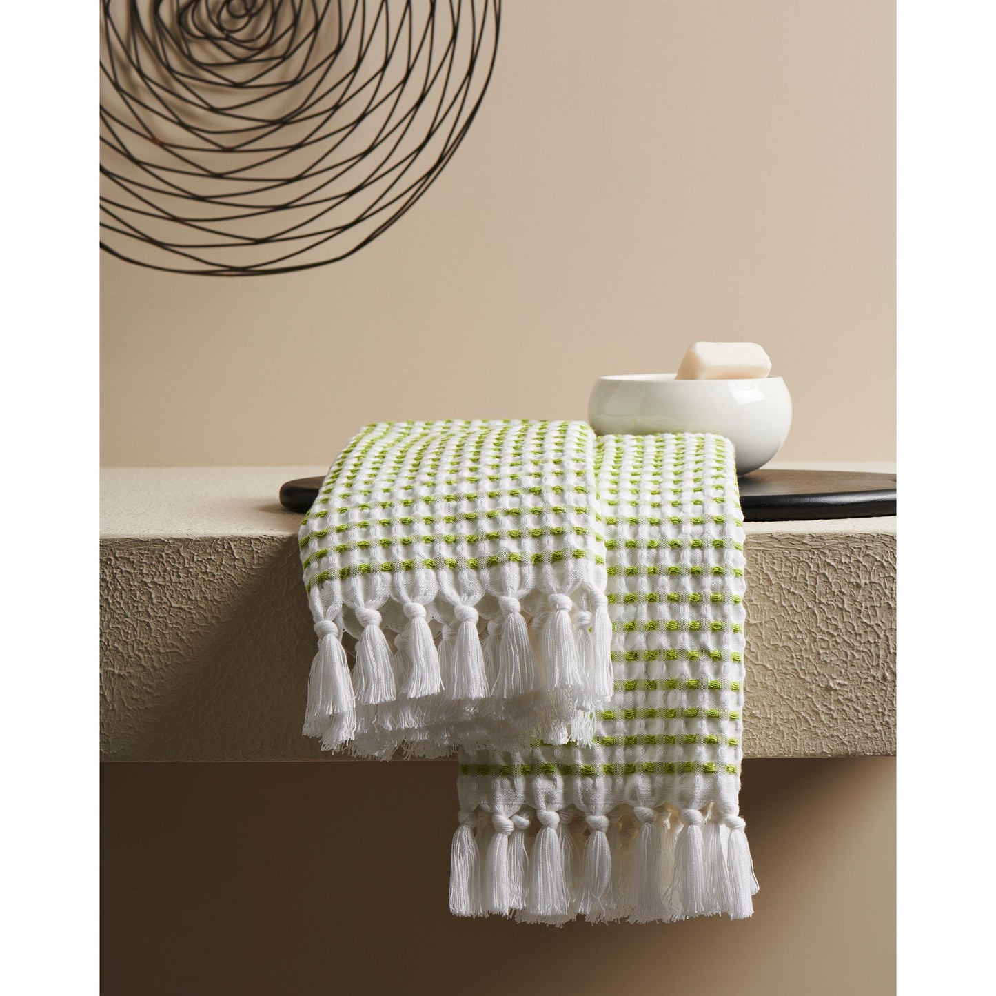 Cotton Waffle Towel For Hand - Quick Drying, Absorbent