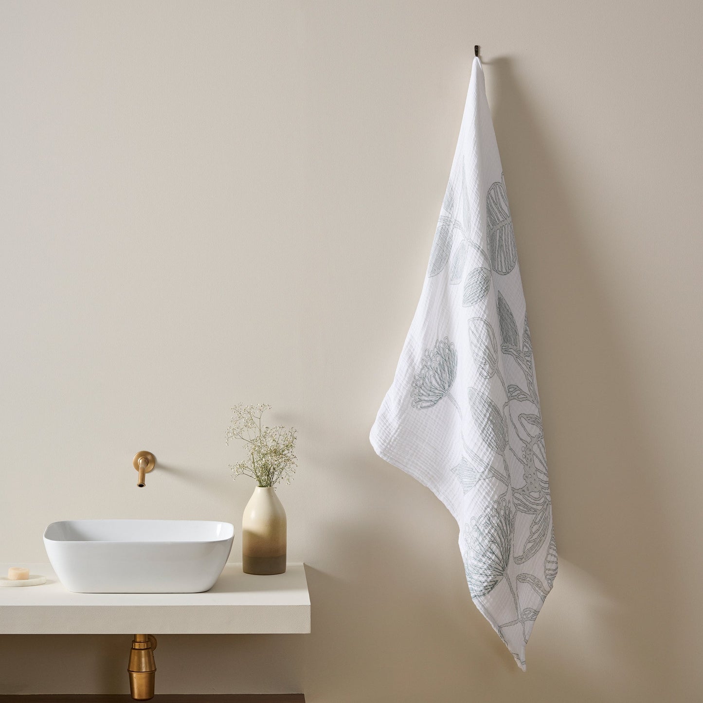 Cotton Gauze Towel - XL Bath, Quick-Drying