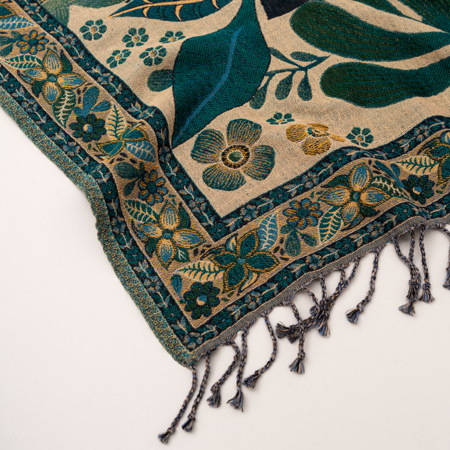 Emerald Blossom Throw 125cm x 175cm