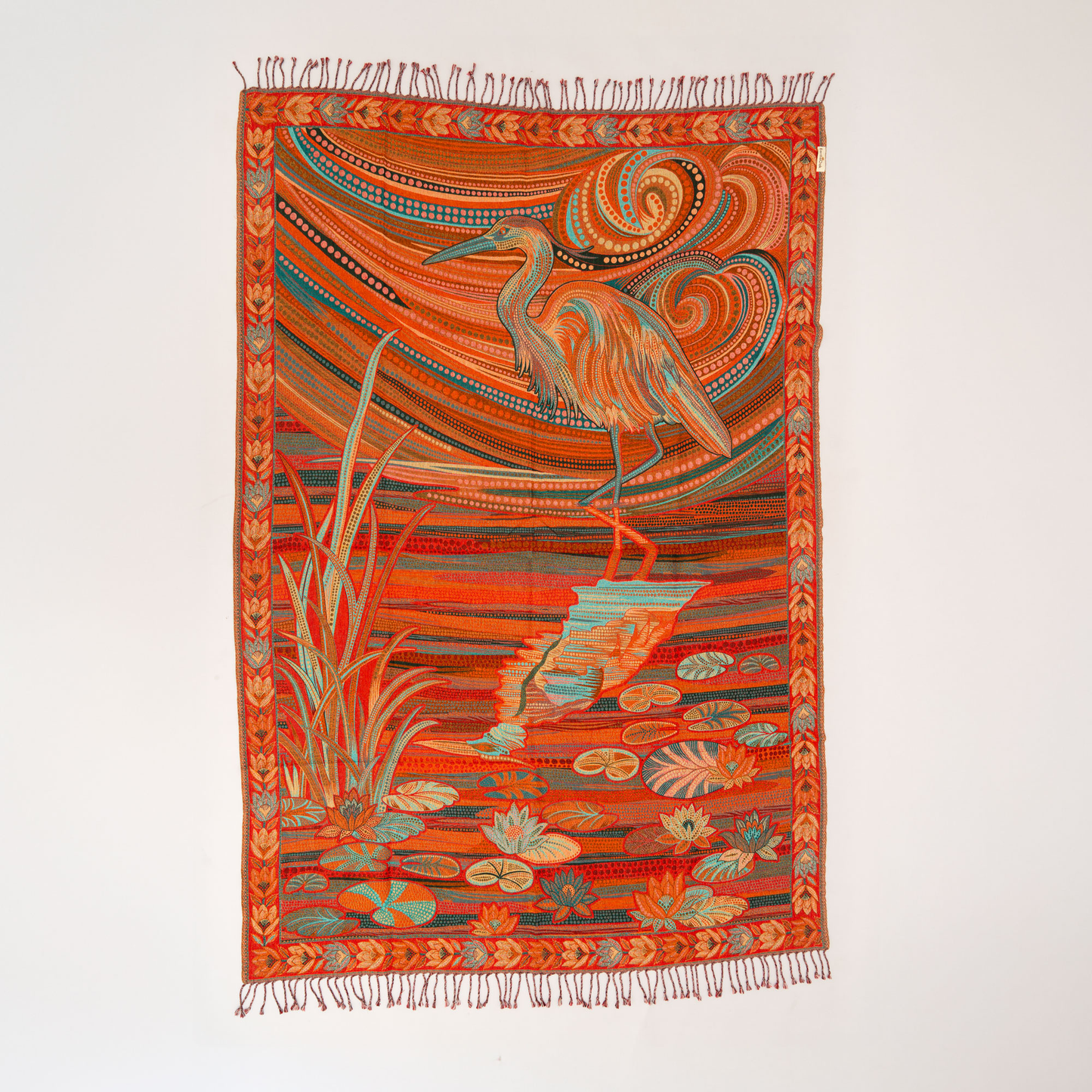 Wings Of Eternity Throw Green 125cm x 175cm
