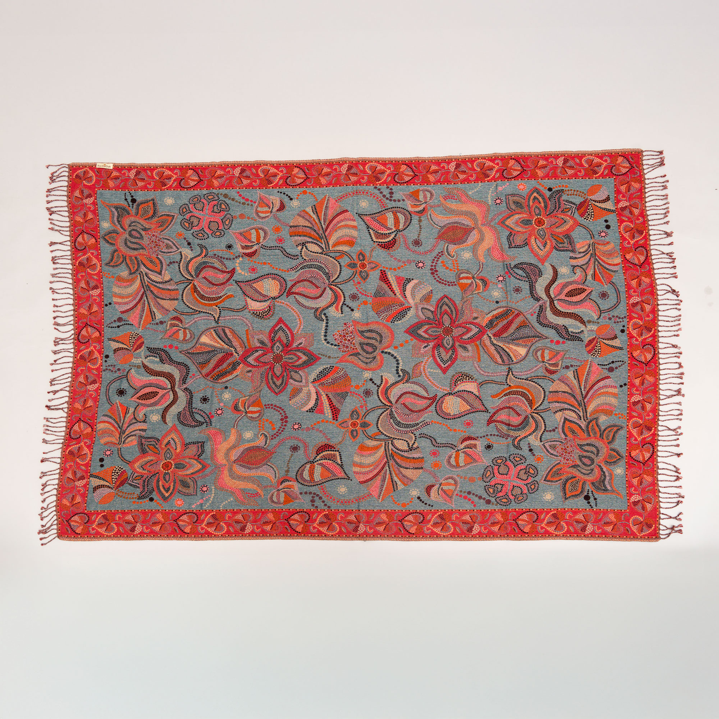 Crimson Whispers Throw 125cm x 175cm