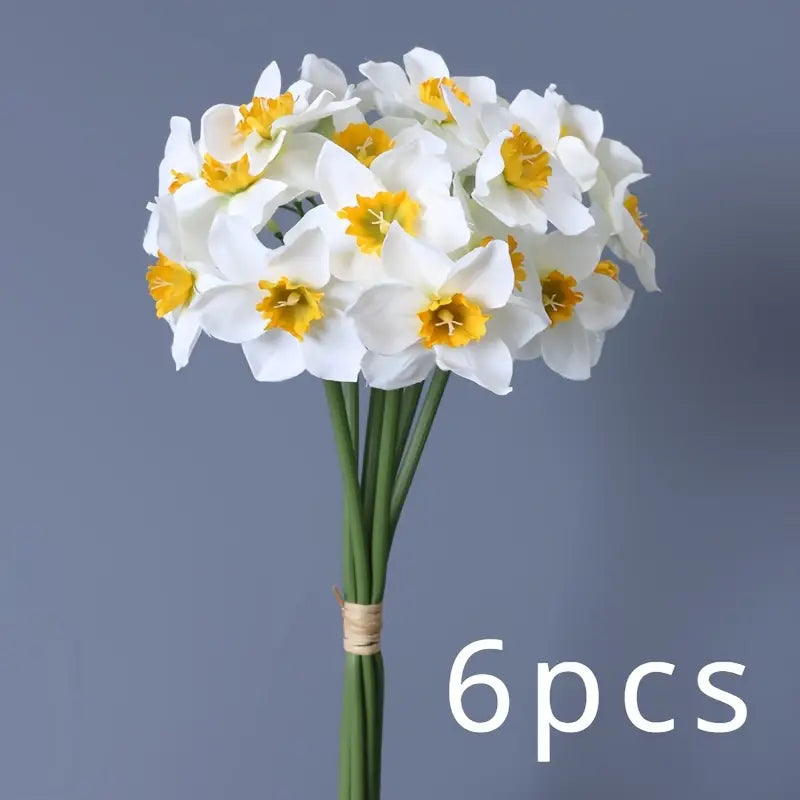 Silk Narcissus Artificial Flowers - Home, Wedding & Party Decor