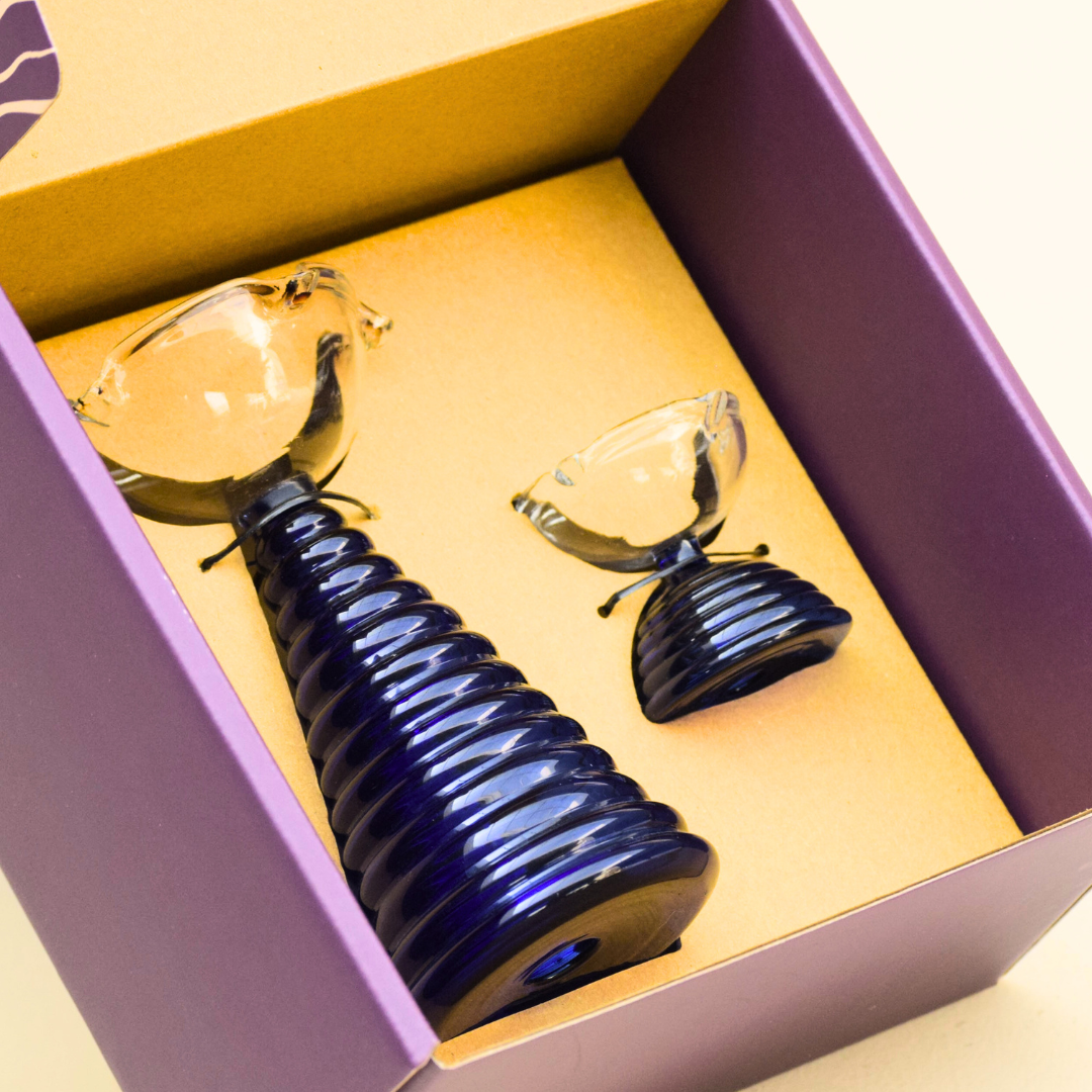 Glass Tea Light Candle Holder