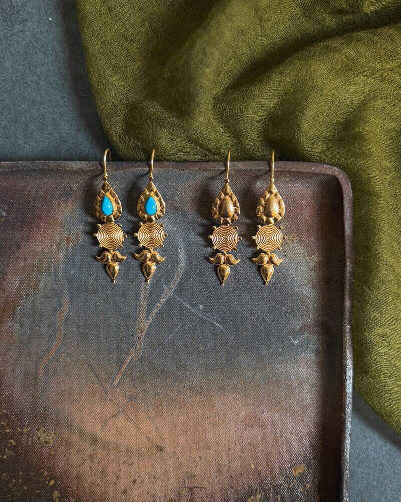 Na-gyen Akor | Akor Earrings – Turquoise