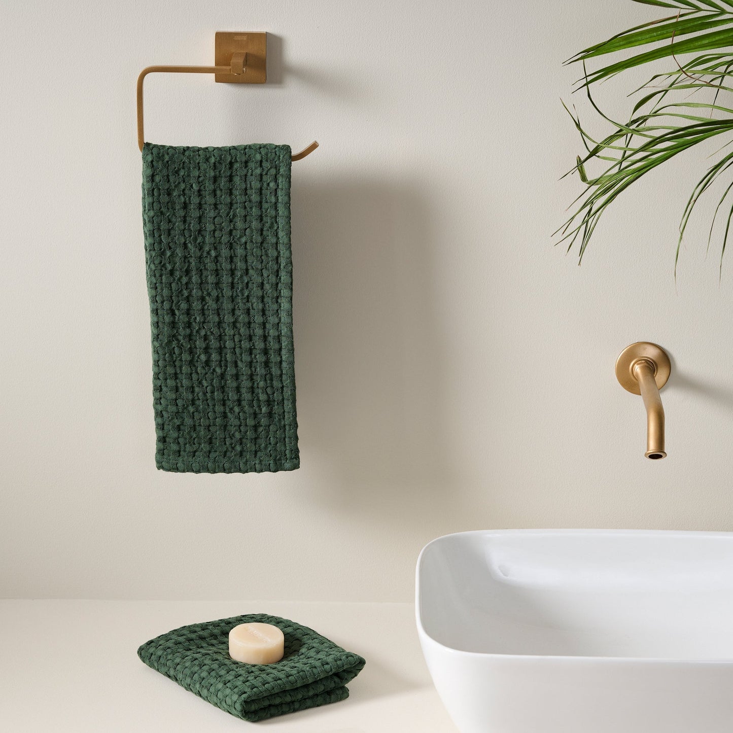 Cotton Bamboo Waffle Towel - Increased Absorbency