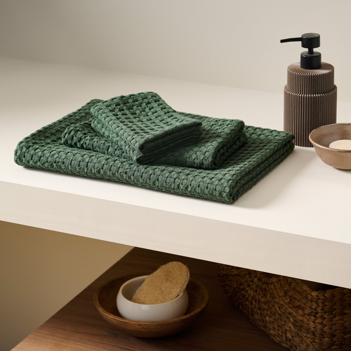 Honeycomb | Cotton Bamboo | Waffle | Bath Set