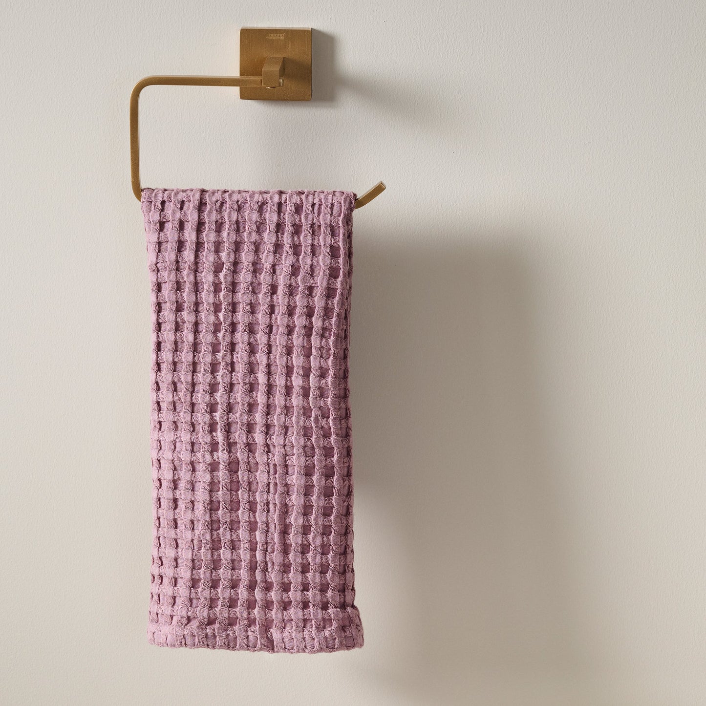 Cotton Waffle Towel - Hand, Chalk