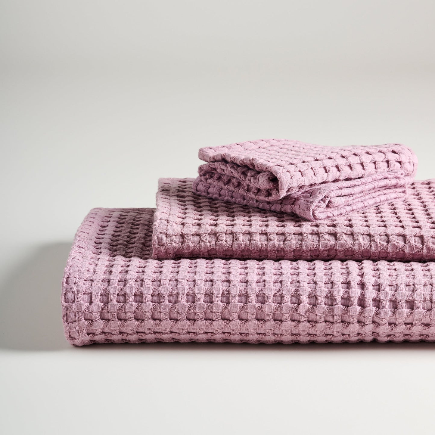Chalk | Cotton | Waffle | Bath Set