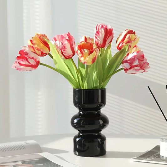 Gradient Tulip Artificial Flowers Set - Wedding Home Decor