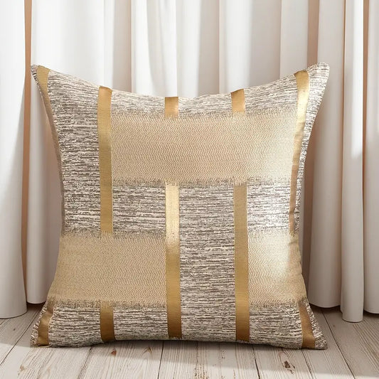 Geometric Pillow Covers 45x45 - Modern Sofa Decor - Set of 2