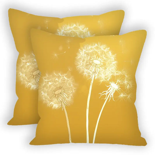 Sofa Pillow Covers (2pcs) - Decorative Throw Cushion Cases