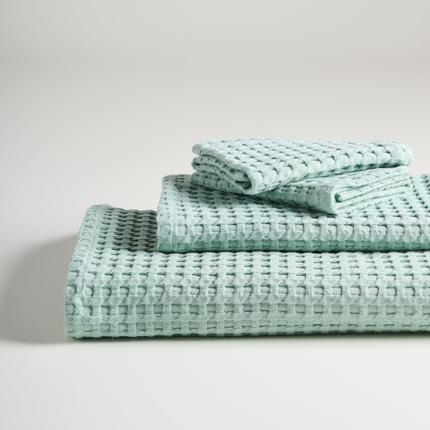 Chalk | Cotton | Waffle | Bath Set