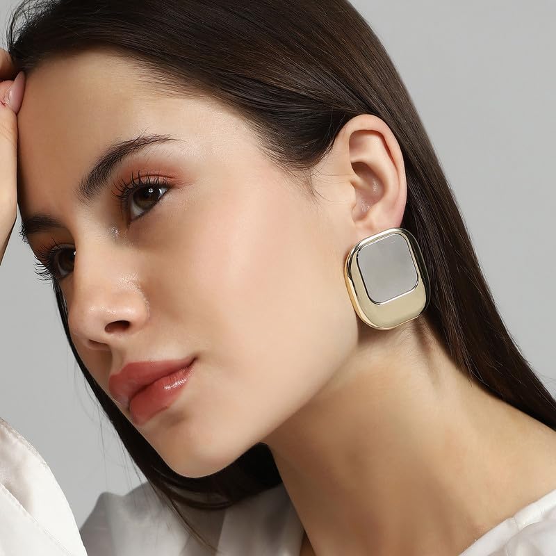 Jovian Drop Earrings – Fashion Jewellery – Alloy – Champayne Gold Finish – Handcrafted