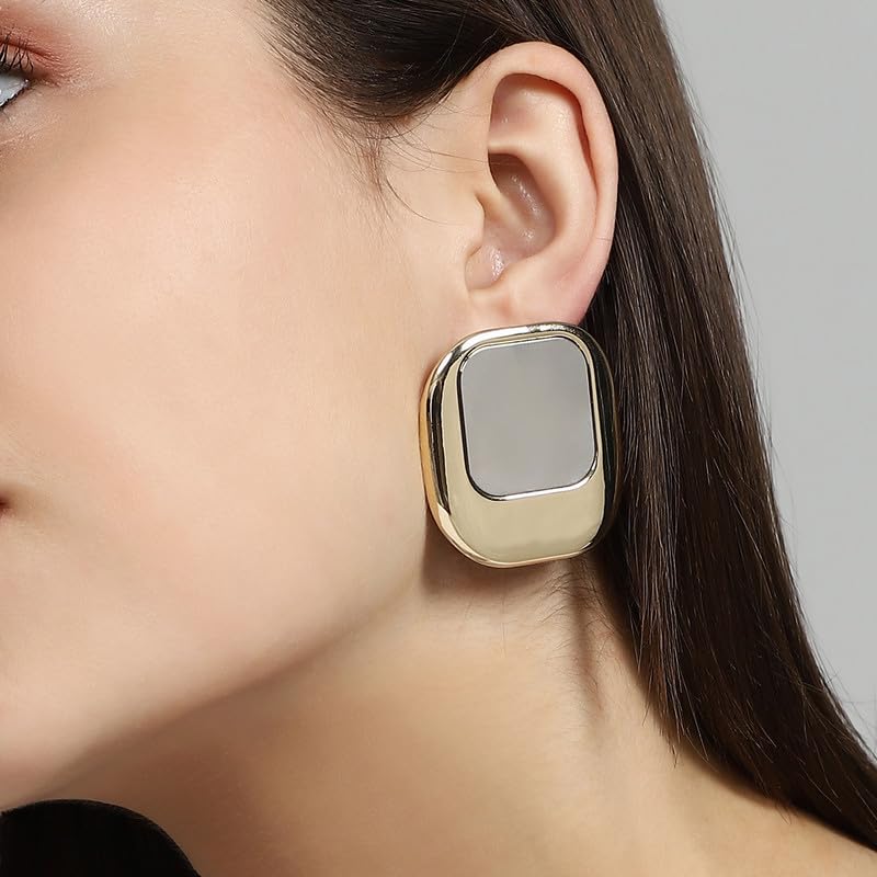 Jovian Drop Earrings – Fashion Jewellery – Alloy – Champayne Gold Finish – Handcrafted