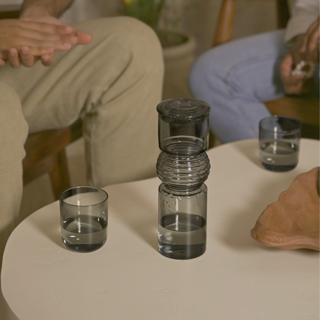 Coil Glass Carafe