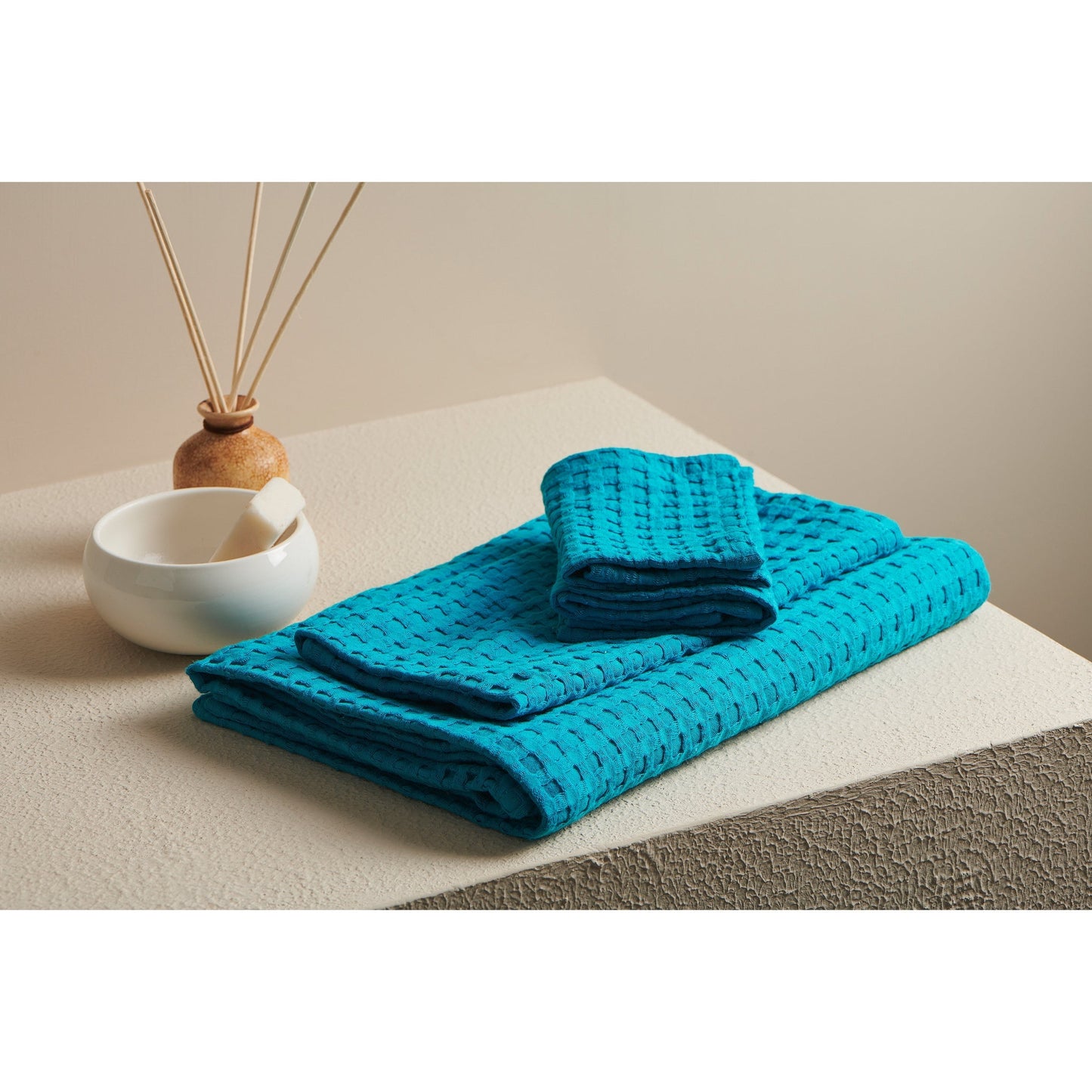Cotton Waffle Towel - Bath Set