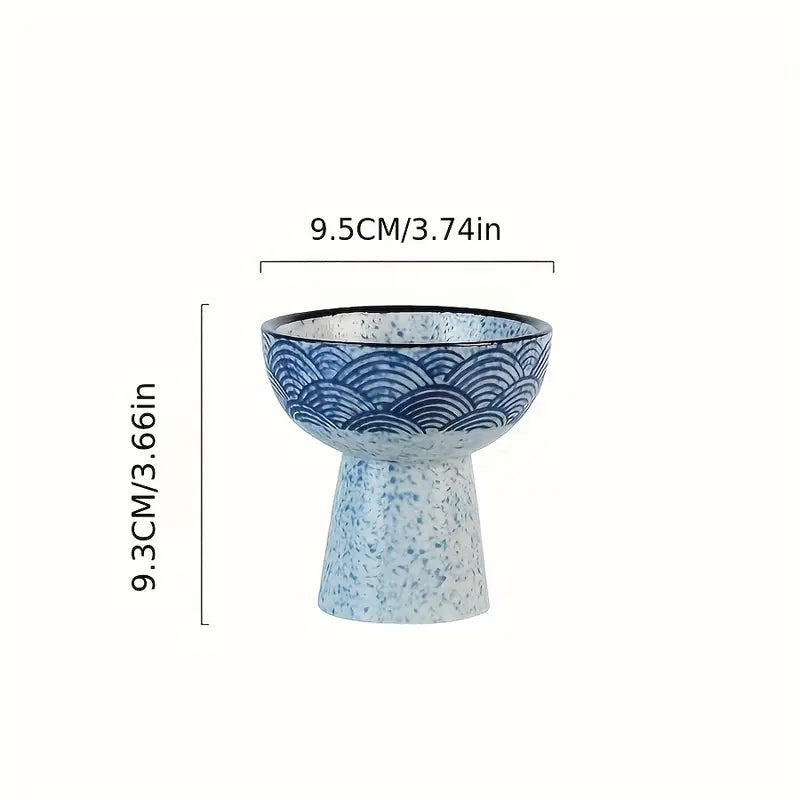 Vintage Ceramic Dessert Bowl – Elevated Microwave-Safe Treat Cup