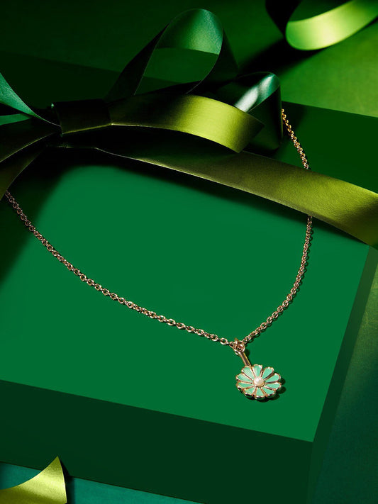 Gold Plated Pearl Studded Chain – Fashion Necklace – Alloy with Pearls – 26 cm