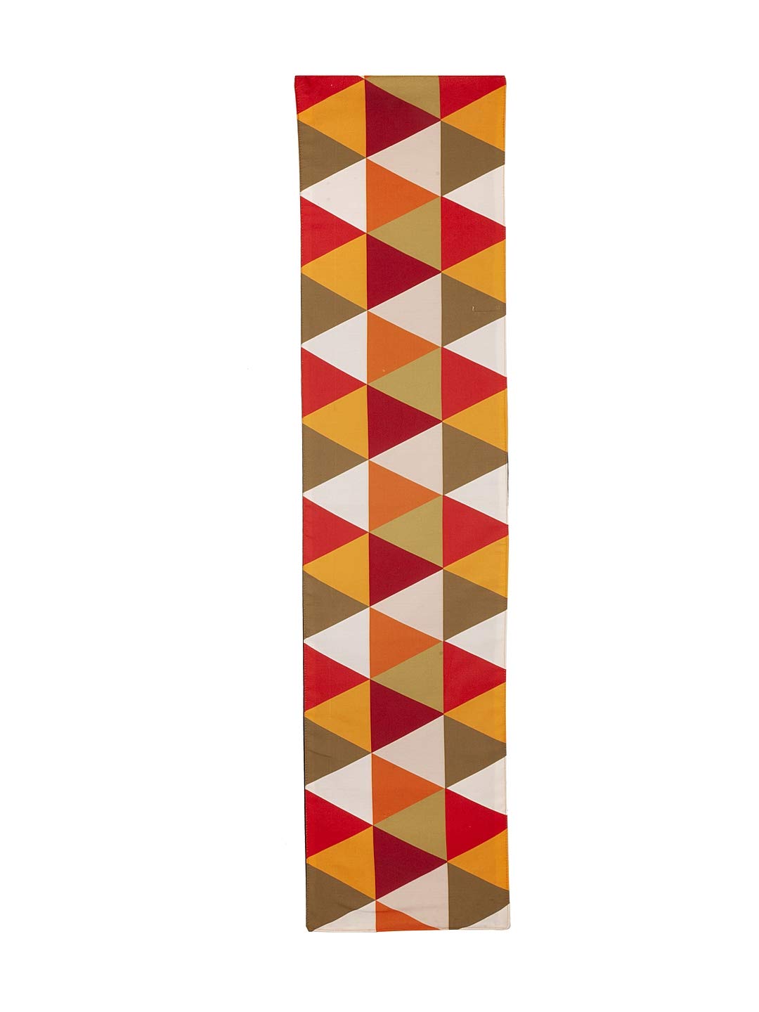 Wholesale Table Runner – Poly Cotton Triangle Pattern – 13x58 Inch (4-6 Seater)