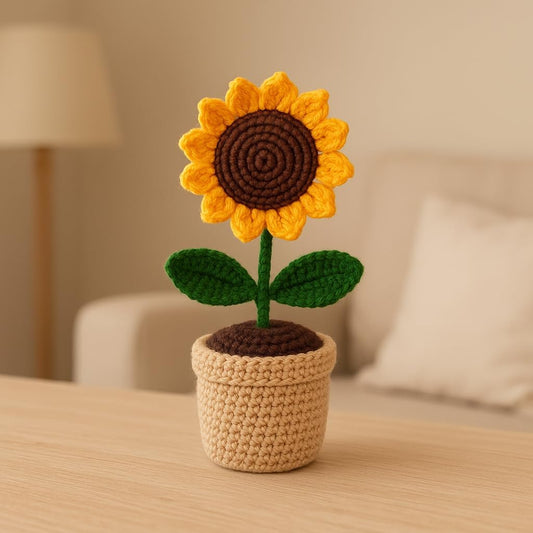 Handcrafted Decorative Pot – Sustainable Interior Accent – Cotton Fabric – Zero-Maintenance Display