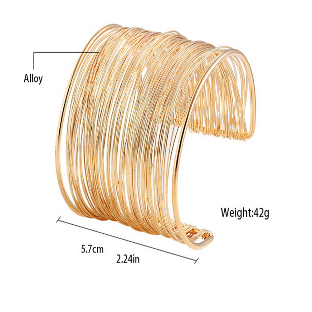 Gold Plated Cuff Bracelet – Fashion Jewelry