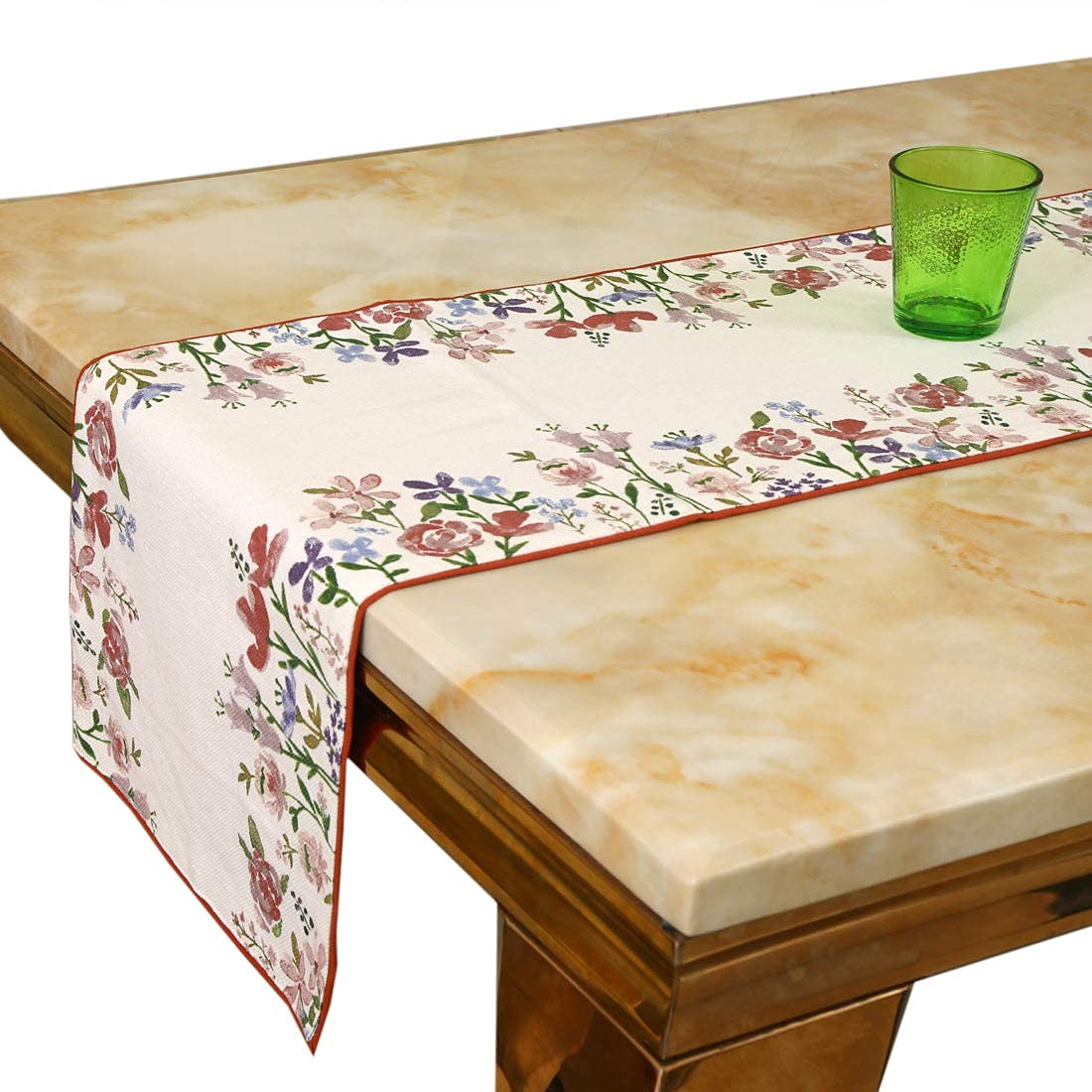 Cotton Dining Table Runner – Printed Floral Anti-Skid – 13'' x 72'' (4-6 Seater) – Wholesale
