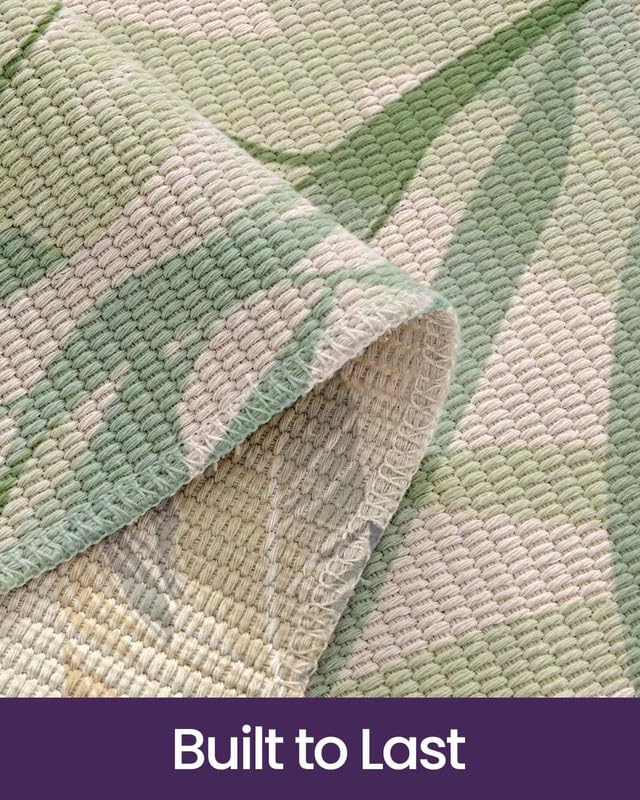 Bedside Runner – Hand Woven 100% Cotton Washable – 2x5 Feet