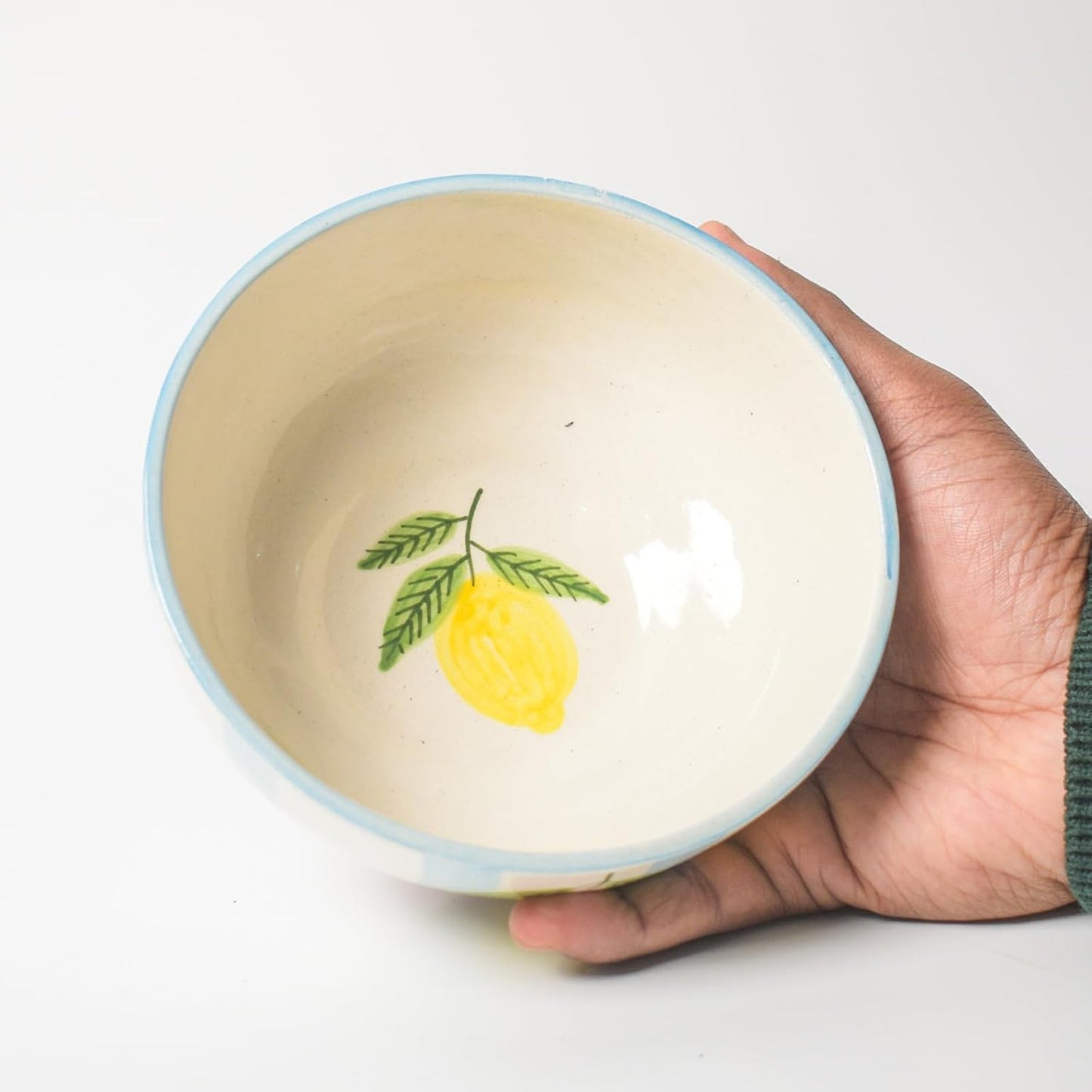 Snack Bowl – Ceramic Serving Bowl – Dishwasher & Microwave Safe – 5.5 Inch Single