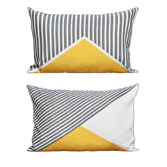 Rectangular Jute Cushion Covers – 12x18 Inch – Set of 2 – Wholesale Pack